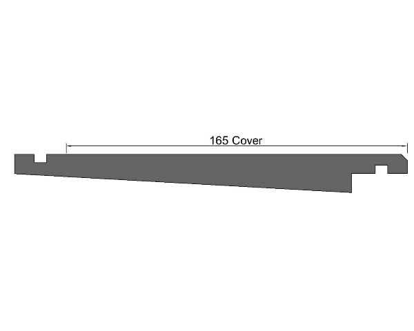 190X19mm Splaycut Weatherboards Profile