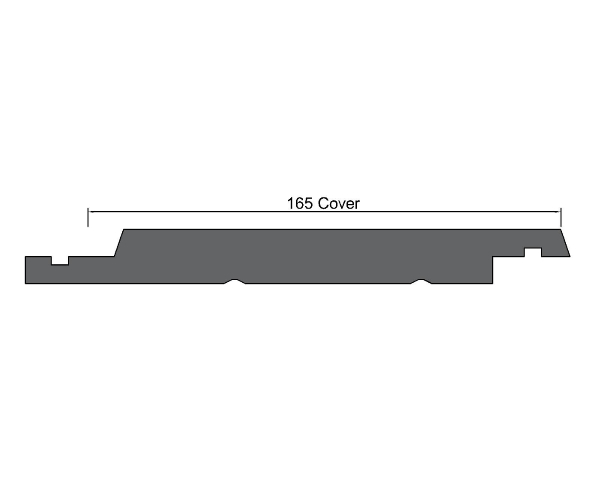 190mm Bevelled Vertical Shiplap Weatherboard